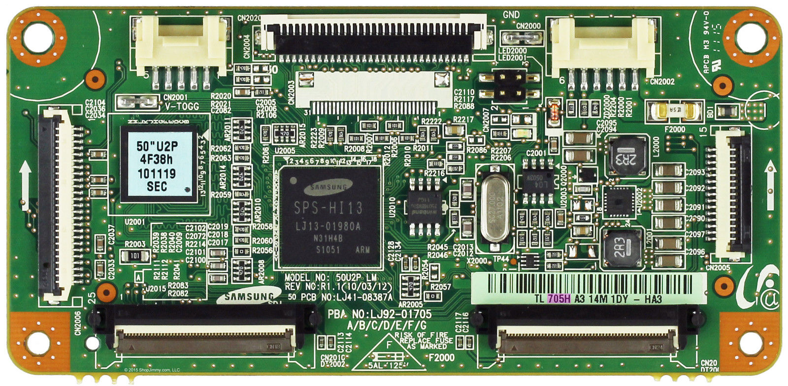 Samsung LJ92-01705H Main Logic CTRL Board Tested